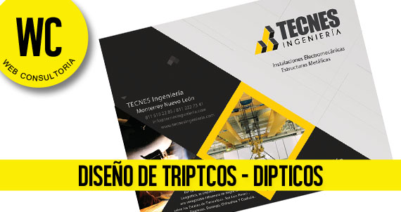 Diseño Gráfico en Monterrey - Diseño de dipticos y tripticos
